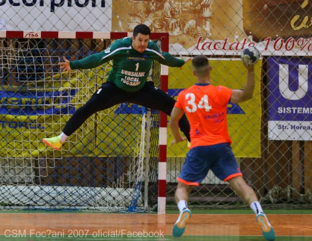 Handbal masculin: Steaua, învinsă la Focşani, în Liga Naţională