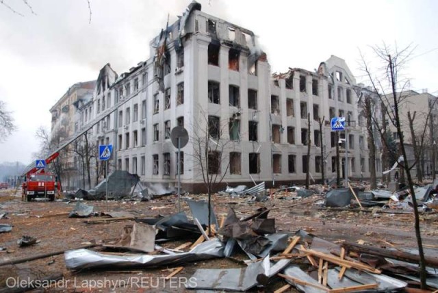 Ucraina: Cel puţin trei morţi şi zece răniţi într-un atac la Harkov