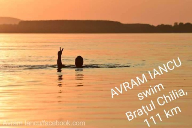 Avram Iancu va înota, începând de marţi, pe braţul Chilia al Dunării