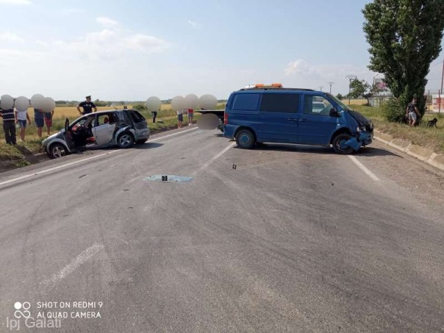 Două persoane, rănite într-un accident rutier petrecut pe DN 24