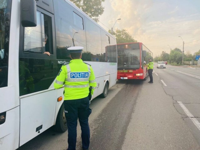 Transportul public în comun, în atenția polițiștilor