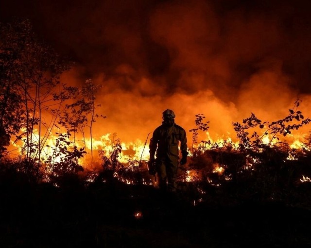 Incendii în Franţa: pompierii europeni rămân mobilizaţi în sud-vest