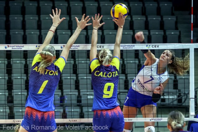 Volei feminin: România a câştigat grupa din preliminariile Campionatului European, după 3-2 cu Israelul