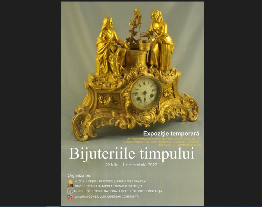 Vernisaj în Piața Ovidiu. Expoziție de ceasuri de epocă