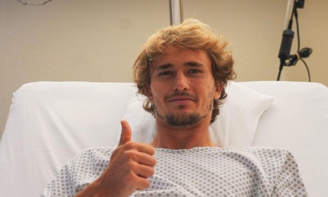 Tenis: Alexander Zverev, operat la gleznă după accidentarea de la Roland Garros