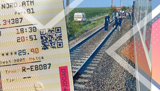 Tipic CFR! Sute de călători au rămas blocați în câmp, două ore în trenul care-i aducea pe litoral