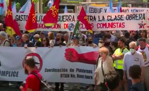 Madrid: Mii de oameni au cerut desființarea NATO și pace înainte de Summit