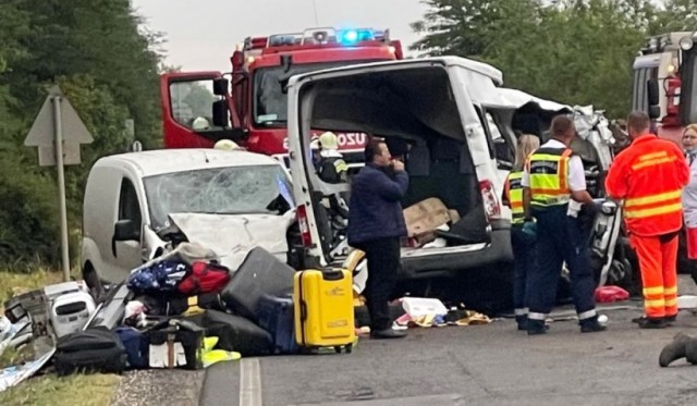 Microbuz plin cu români, accident devastator în Ungaria. Doi morţi şi nouă răniţi. Video