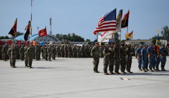 Creștere temporară a personalului și echipamentelor americane care se deplasează în România