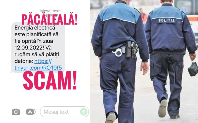 O nouă înșelătorie legată de facturile la energie. Poliția Română lansează un avertisment