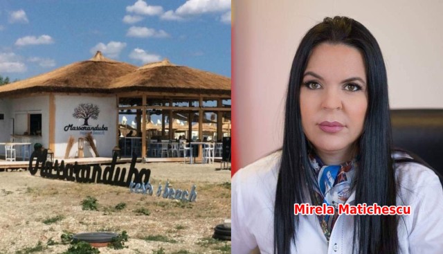 Mirela Matichescu nu scapă de probleme, după ce a ridicat ilegal o construcție pe plajă