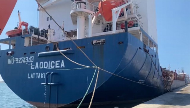 O navă din Siria cu cereale ucrainene care ar fi fost furate a fost sechestrată în Liban