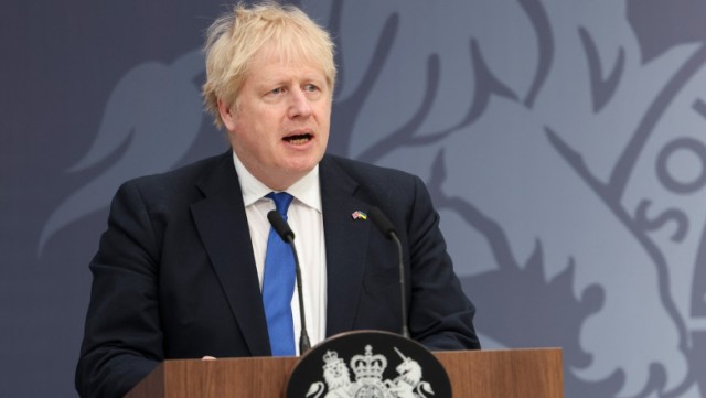 Boris Johnson cere grupului G7 să nu „abandoneze” Ucraina