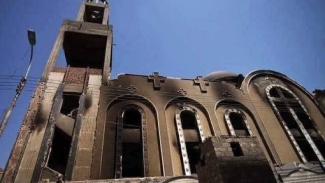 Incendiu într-o biserică creștină din Egipt