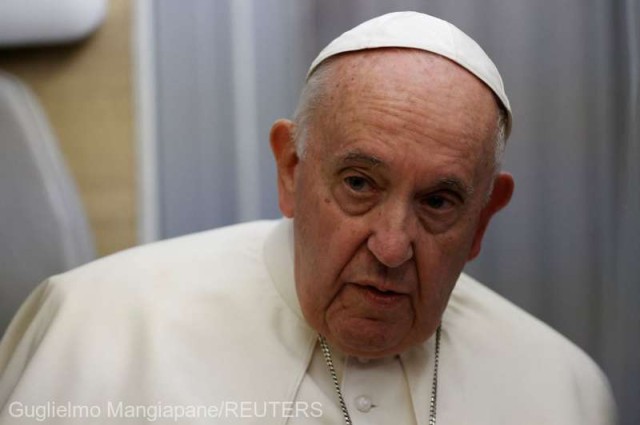 Papa Francisc denunţă 'monstruozităţile' şi 'cadavrele torturate' din Ucraina
