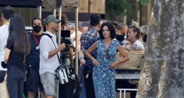 Penelope Cruz, văzută la Modena unde filmează pentru o producţie despre viaţa lui Enzo Ferrari