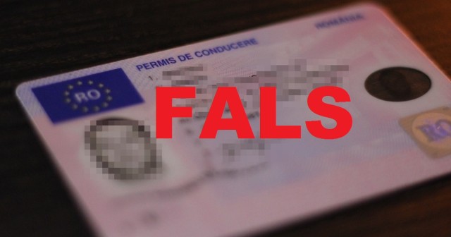 Un bărbat a fost prins la graniță cu un permis de conducere fals 