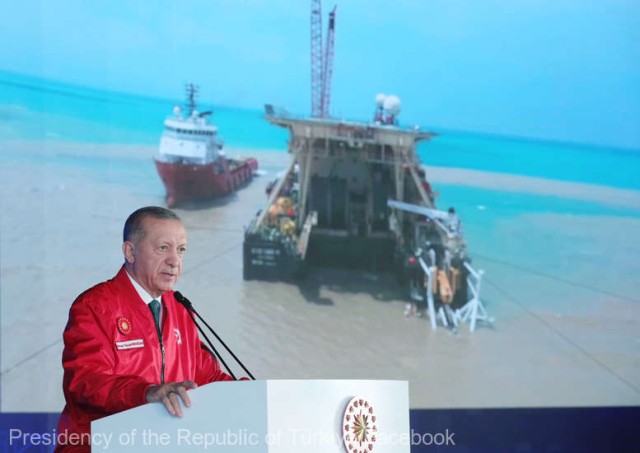 Turcia a lansat o exploatare de gaze naturale în Marea Neagră