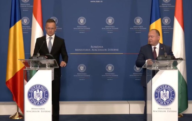 Aurescu și Szijjártó anunță planuri pentru cooperare economică