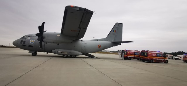 O aeronavă militară transportă la Veneţia un nou-născut în stare gravă