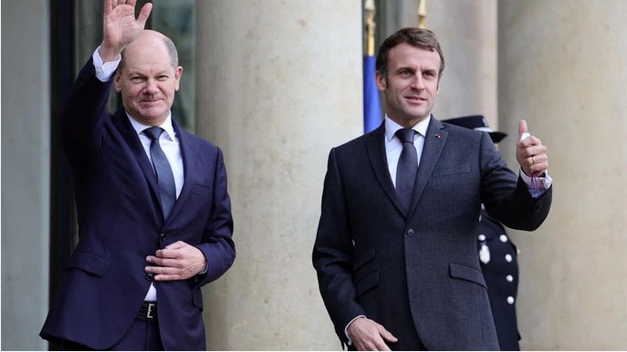 Olaf Scholz și Emmanuel Macron au discutat viitorul Europei