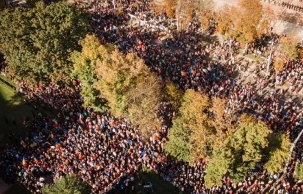 Protest la Chișinău: i se cere demisia Maiei Sandu. Video