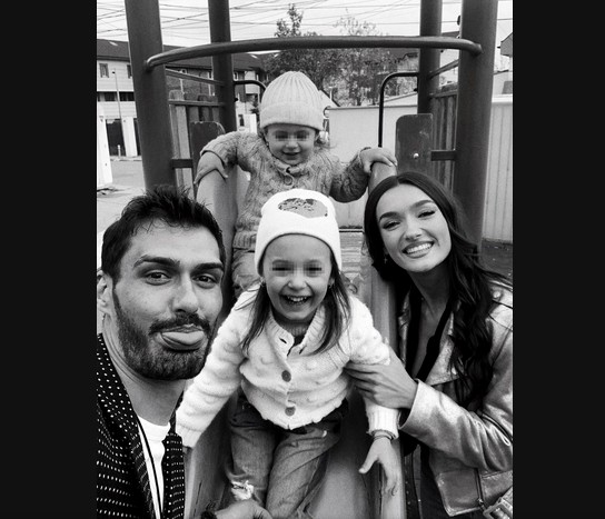 Ce plan are George Burcea cu fiicele sale, cât Andreea Bălan e plecată în America Express?