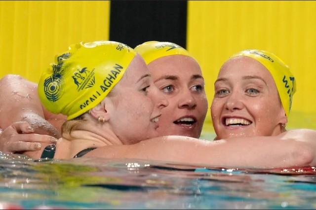 Nataţie: Australia, nou record mondial la 4x200 m liber la Jocurile Commonwealth-ului