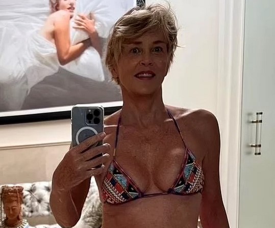 Sharon Stone, în costum de baie la 64 de ani! Arată incredibil