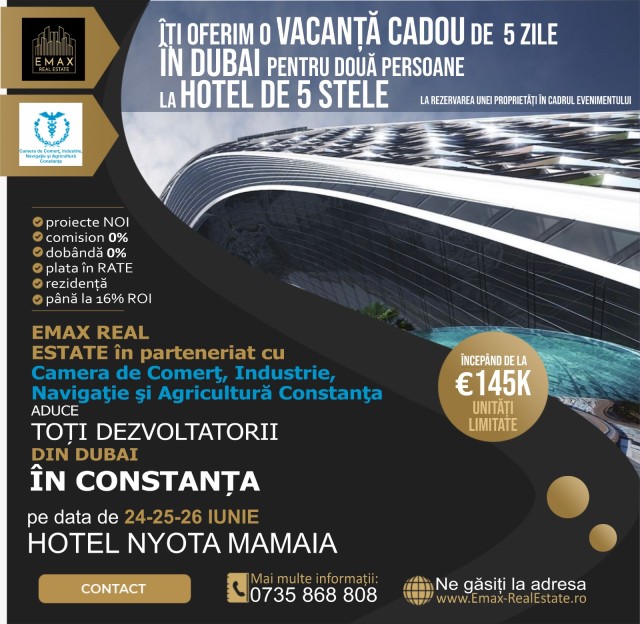 Dezvoltatorii imobiliari din Dubai își prezintă ofertele în Mamaia