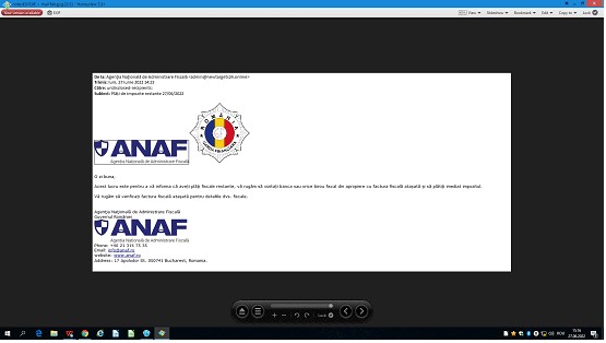 Atenție! Emailuri false în numele ANAF!
