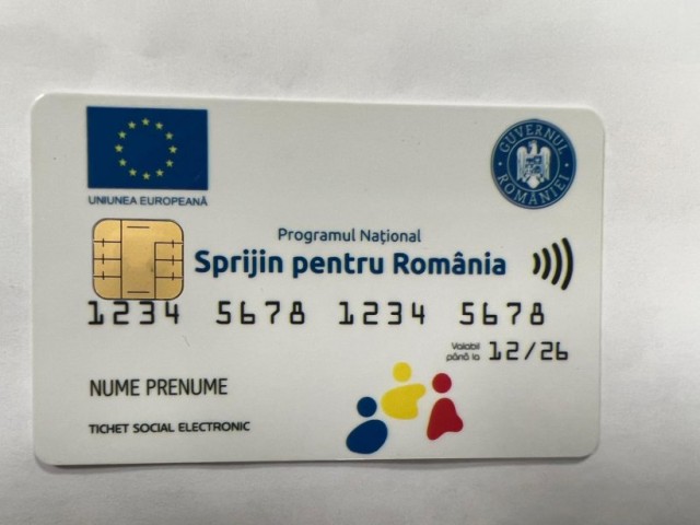 Toate cardurile pentru alimente vor ajunge la români până la sfârşitul săptămânii viitoare