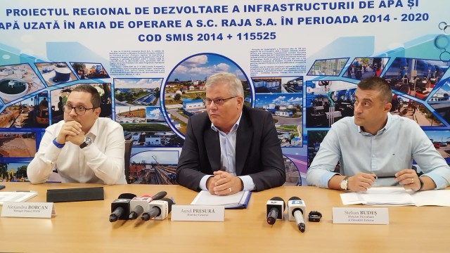 RAJA prezintă evoluția proiectelor de modernizare și dezvoltare a infrastructurii de alimentare cu apă și de canalizare