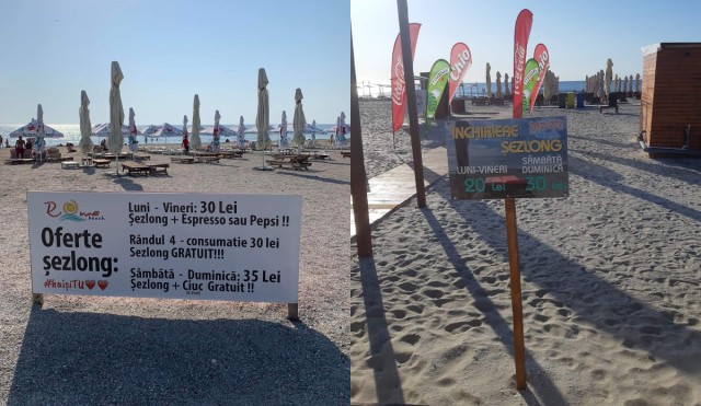 Se poate! Operatorii de plajă au redus prețurile la șezlonguri, în Mamaia Nord!