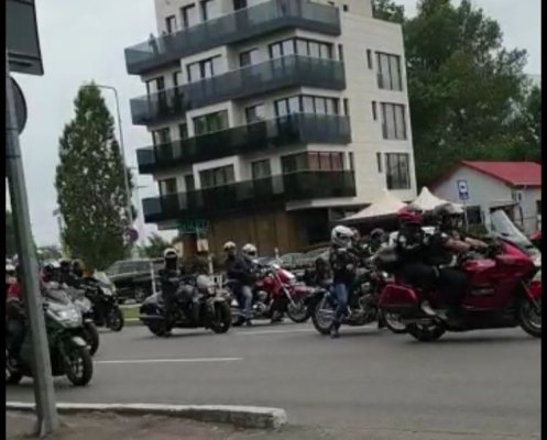 S-a umplut Mamaia. Dacă nu avem turiști, avem motocicliști. Video