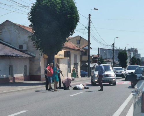 Bărbat, în vârstă de 79 de ani, accidentat pe trecerea de pietoni în Tulcea