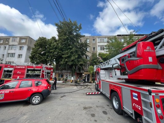 Incendiu la un apartament în municipiul Tulcea!