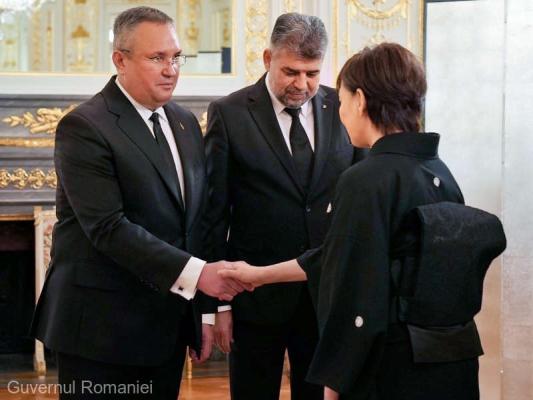  Nicolae Ciucă i-a transmis soţiei fostului premier nipon Shinzo Abe solidaritatea poporului român