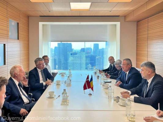 Aderarea la Schengen şi sursele de energie regenerabilă, abordate în discuţia dintre Nicolae Ciucă şi preşedintele Parlamentului danez 