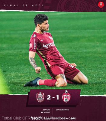  CFR Cluj, victorioasă în duelul cu Sepsi OSK Sfântu Gheorghe (2-1), în Superligă
