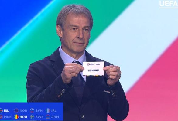EURO 2024, preliminarii: România, în grupă cu Elveția, Israel, Kosovo, Belarus și Andorra 