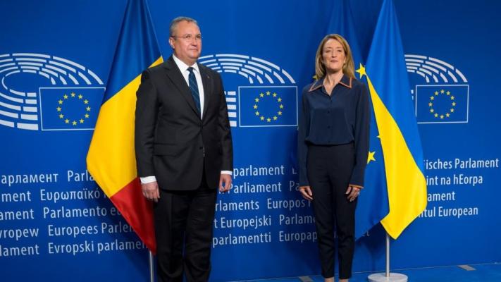  Metsola, după întrevederea cu Ciucă: Locul României este în Schengen
