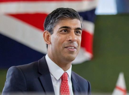 Premierul britanic Rishi Sunak: 