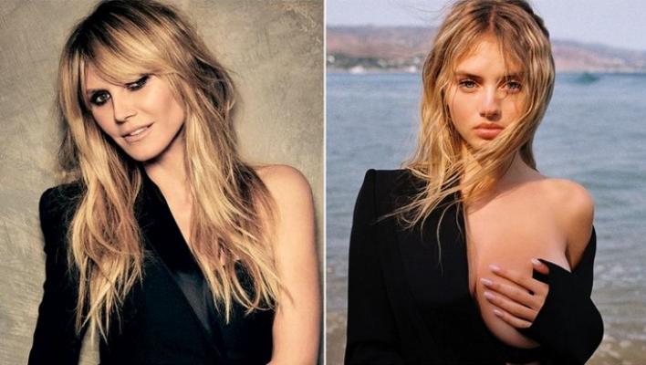 Fotografii incendiare cu Heidi Klum și fiica ei, în lenjerie intimă!  