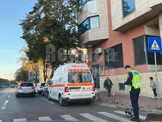 Accident rutier pe bulevardul Mamaia. Un pieton a ajuns la spital
