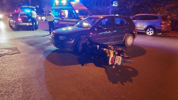 Accident rutier în zona Brotăcei. O motocicletă, implicată