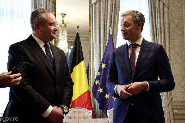  Premierul belgian: Guvernul român, progrese pentru Schengen; sper să se facă ultimul pas