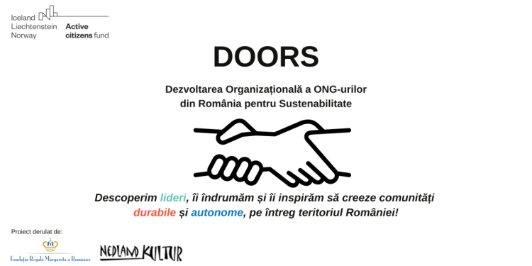 Fundația Regală Margareta a României lansează „DOORS - Dezvoltarea Organizațională a ONG-urilor din România pentru Sustenabilitate”
