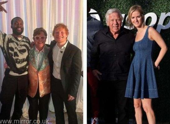 Elton John şi Ed Sheeran au cântat la nunta surpriză a patronului echipei de fotbal american New England Patriots