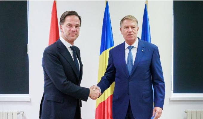 Iohannis - întâlnire bilaterală cu premierul olandez Mark Rutte